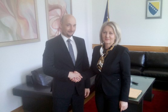 Predsjedavajuća Predstavničkog doma PSBiH Borjana Krišto razgovarala s ambasadorom Republike Slovačke u BiH
